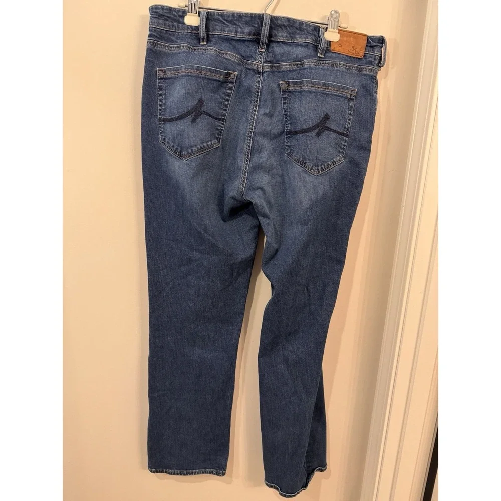 34‎ Heritage Jeans Mens 40X32 Blue Charisma Comfort-Rise Classic Straight Denim